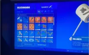 conta fortnite varias skins e itens tem salve mundo tambem