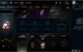 Conta LOL smurf Unranked 26 champs e 6 skins