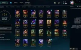 Conta LOL smurf Unranked 26 champs e 6 skins