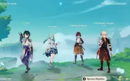Conta Genshin Ar47 C/Xiao+Kazuha+Diluc+Arma T5