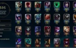 Conta League of Legends todos champions e muitas skins