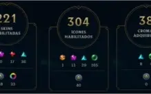 Conta League of Legends todos champions e muitas skins