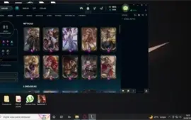 CONTA DE LOL PRATA COM 10 SKINS PRESTIGIOS 170 ESSENCIAS MIT