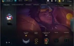 CONTA LOL COM 12 SKINS E NICK RARO