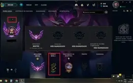 Conta lol mestre/ 650 RP -63% Win Rate