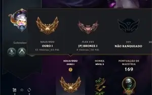 Conta Nivel 116, GOLD 1