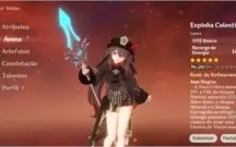 Conta com Hutao + espinha celestial AR 12