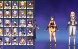 Klee + Raiden (C2) + Mona + Jean + Qiqi + Keqing