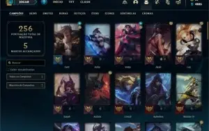 Conta Ferro 2 com 66 Champs e 30 Skins + 1300 RP
