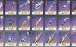 Conta Ar 54 Com 9 Personagens 5 Estrelas - Genshin Impact