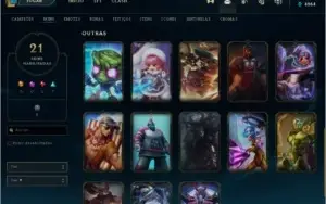 Conta League of Legends Ouro II, 55 campeões, Skins caras