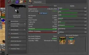 MS Level 237 ML 82 na barra - KALIBRA com 3 runas