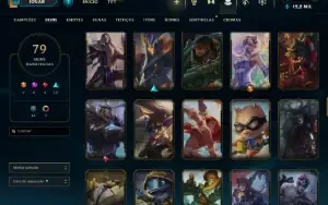 Conta Lol de 2013, 79 skins | 2,5k RP |  Cromas etc