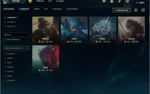 Conta LoL Gold IV  157 SKINS