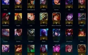 Conta GOLD V - 29 Campeões