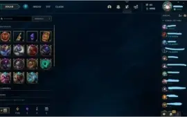 Conta de lol platina 2 com 53 skins + conta valorant plat 1