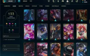Ferro 3 com 140 Champs e 133 Skins ( Mais de 30 Jogos )