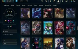 Ferro 3 com 140 Champs e 133 Skins ( Mais de 30 Jogos )