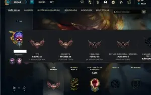 Ferro 3 com 140 Champs e 133 Skins ( Mais de 30 Jogos )