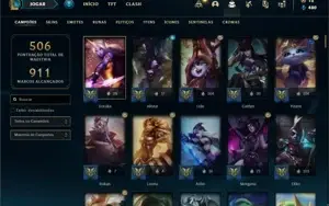 Conta prata 4 com 150 Champs e 147 Skins  ( MAIN SUPORTE )
