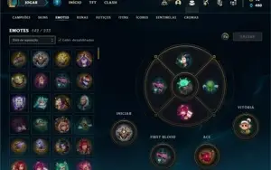 Conta prata 4 com 150 Champs e 147 Skins  ( MAIN SUPORTE )