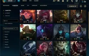 Conta prata 4 com 150 Champs e 147 Skins  ( MAIN SUPORTE )