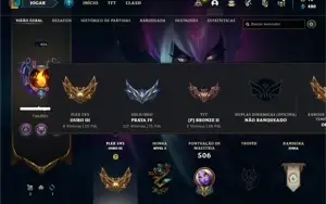 Conta prata 4 com 150 Champs e 147 Skins  ( MAIN SUPORTE )
