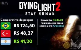Mudança de região Steam ou Epic Games