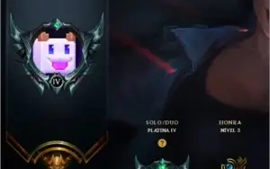 Conta com 261 skins platina 3 ryze triufante