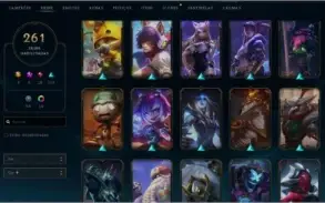 Conta com 261 skins platina 3 ryze triufante