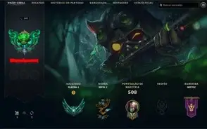 Conta LoL season 5