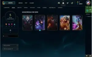 Conta platina 4 barata