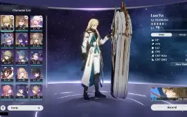Honkai Star rail Luocha + Seele + Welt + Loba Prateada