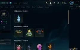 Conta lol 130 skins