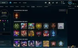 Conta lol 130 skins