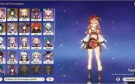 GENSHIN AR55 XIAO+VENTI+ALBEDO+DILUC+MONA+KEQ 2 ARMAS 5*