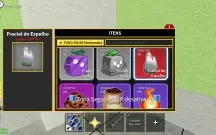 Conta de blox fruits com fragmento do espelho e dominio