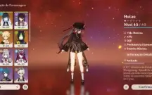 Conta Ar 22, Hutao, Yelan, Xinqiu, Mona, (Time Perfeito)