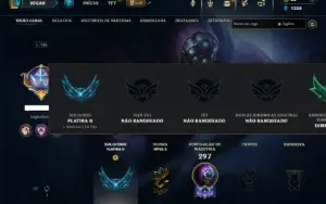 Platina 2 com 105 Champs e 44 Skins ( TOP / JG / ADC )