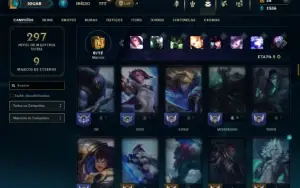 Platina 2 com 105 Champs e 44 Skins ( TOP / JG / ADC )