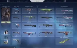 CONTA NFA DE VALORANT COM SKINS - PLATA 1