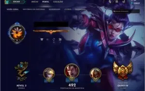 Conta lol muito top