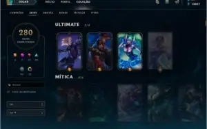 Conta lol muito top
