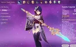 RAIDEN SHOGUN + LANÇA CELESTIAL + JEAN + PITY 50+