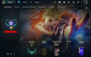 Conta Lol level 394 P3 75 Pdl