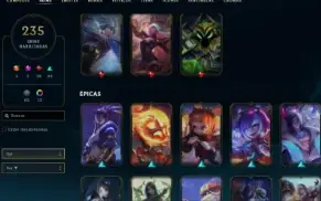 Conta Lol level 394 P3 75 Pdl