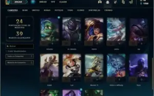 Conta platina 3 com 3 skins e 28 champs (ex D4)
