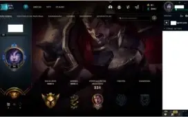Conta League of Leagens Ouro 2 - 39 Skins