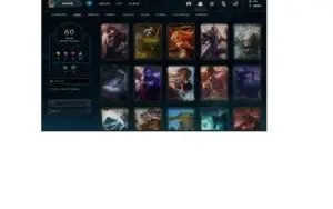 Conta League Of Legends, MMR alto, plat 3, 60 skins