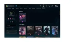 Conta League Of Legends, MMR alto, plat 3, 60 skins